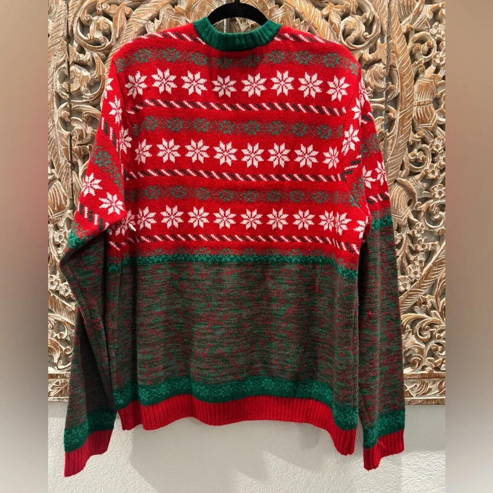 33 Degrees Cat ‘Ugly’ Christmas Sweater, Soft Comfy Cozy - Picture 2 of 10